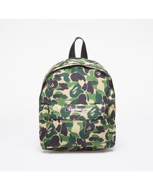 A Bathing Ape Bag Abc Camo Small Shoulder Daypack - Green