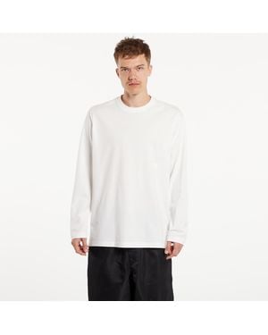 Y-3 T-Shirt Relaxed Long Sleeve Tee - Weiß