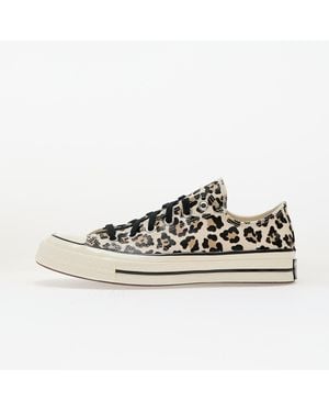 Converse Sneakers Chuck 70 Glow-In-The-Dark Leopard Print Driftwood/ Light Fawn/ Eur - Bianco