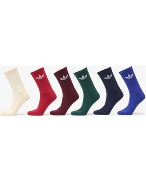adidas Originals Socken Adidas Trefoil Crew Sock Cushion 6-Pack Night/ Collegiate - Blau