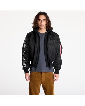 Alpha Industries Jacke Alpha Industries Ma-1 D-Tec Se/ Reflective - Schwarz