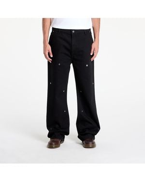 HELIOT EMIL Pantaloni Lux Denim Trousers - Nero