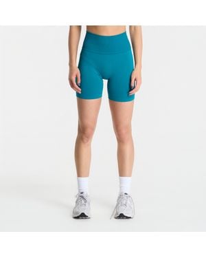 Nike Short pro seamless dri-fit high-waisted 5 biker shorts l - Bleu