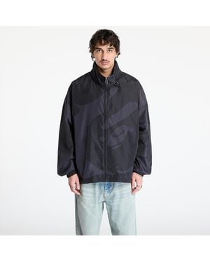 A Bathing Ape Jacket Abc Camo Nylon Hooded Jacket - Blue
