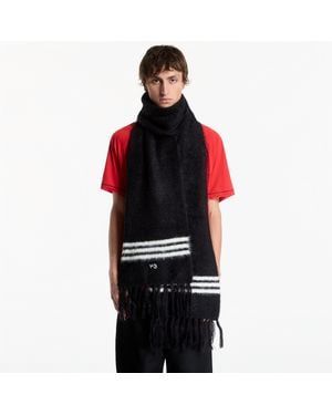 Y-3 Halstuch Stripes Scarf/ Cream - Rot