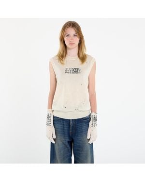 MM6 by Maison Martin Margiela Vest Gilet - Wit