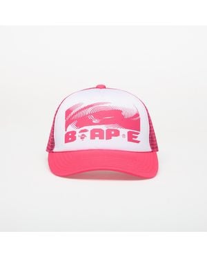 A Bathing Ape Mütze Bape Mesh Cap - Pink