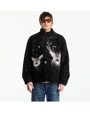 Obey Jas Obey Deer Sherpa Jacket - Zwart