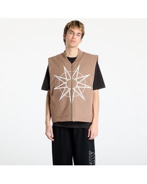 Pleasures Vest X Slipknot Goat Padded Vest - Black