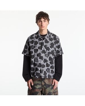 Human Made Shirt Heart Gingham Check Shirt - Black