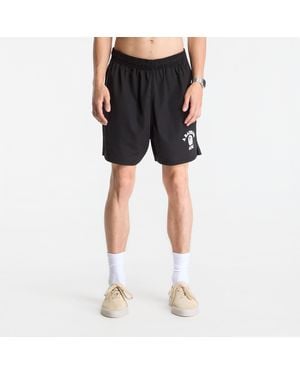 A Bathing Ape College Beach Relaxed Fit Shorts - Black