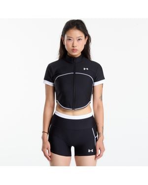 Under Armour T-Shirt Heatgear Novelty Ss Fz - Schwarz