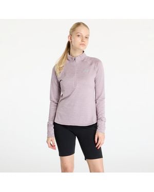 New Balance Sweatshirt athletics heat grid half zip s - Violet