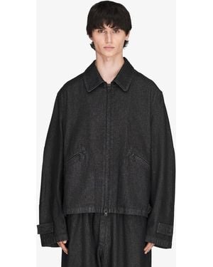 Y-3 Jacket Denim Blouson - Black