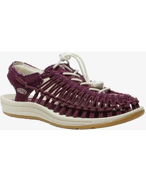 Keen Sneakers Uneek Canvas Fig/ Birch - Purple