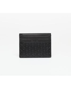 Calvin Klein Wallet Embossed Emblem Cardholder - Black