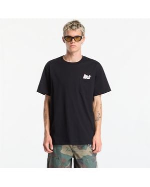 RIPNDIP Maglietta Lord Nermal Collage Pocket Tee - Nero