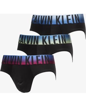 Calvin Klein Glibberig Hip Brief 3-Pack - Blauw