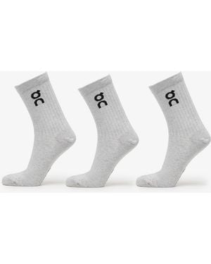 On Shoes Socken Logo Sock High 3-Pack - Weiß