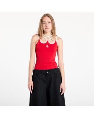 adidas Originals Tank Top Adidas X Avavav Strap Tank Top/ Better Scarlet - Red