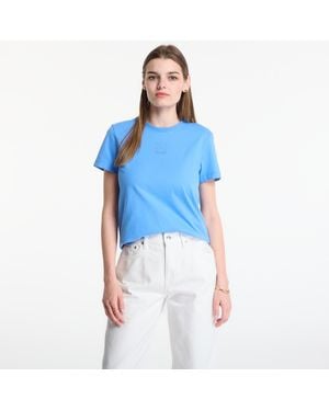 Calvin Klein T-Shirt Ss 20S Jersey Emblem Crew Tee - Blue