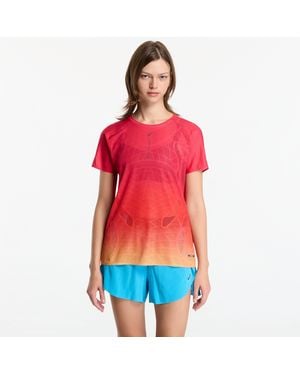 Asics T-Shirt X Distance Metarun Fade Ss Top - Rood