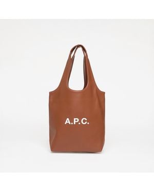 A.P.C. Bag Tote Ninon Small - Brown