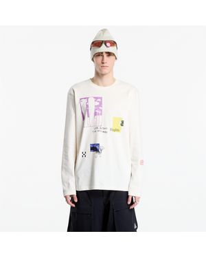 Haglöfs T-Shirt Ls Tee Beigetu - White