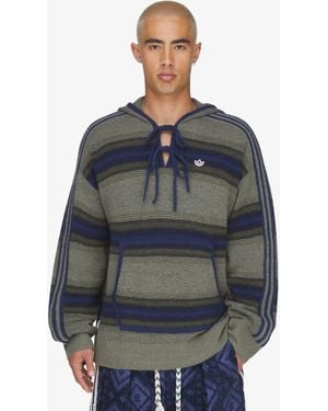 adidas Originals Jacket Adidas X Clot Baja Jacket By Edison Chen Trace Khaki/ Tech - Gray