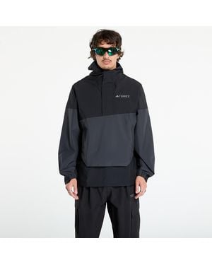 adidas Originals Jacket Adidas Terrex Xploric 2.5L Climaproof Anorak/ Semi Impact - Blue