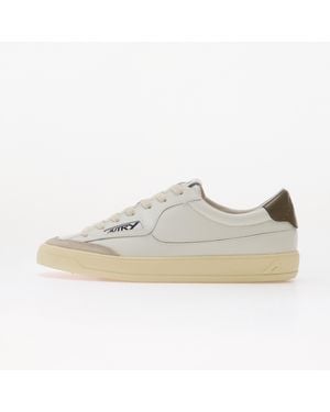 Autry Sneakers Windscape Low Leat/ Sue Wht/ Chocolate Eur - Weiß