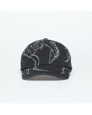 ROA Tappo Ryli Embriodered 6 Panel Cap - Nero