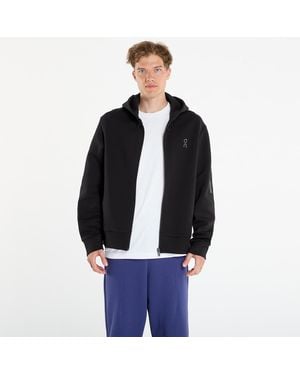 On Shoes Sweatshirt Focus Tech Zip Hoodie - Schwarz