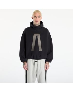 adidas Originals Sweatshirt Adidas X Fear Of God Athletics Suede Fleece Hoodie - Black