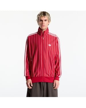 adidas Originals Jas Adidas Firebird Pinstripes Track Top - Rood