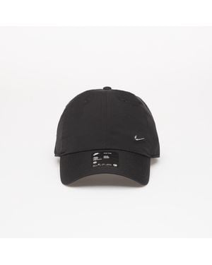 Nike Tappo Dri-Fit Club Unstructured Metal Swoosh Cap/ Metallic - Nero