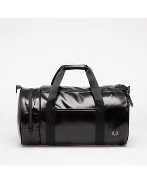 Fred Perry Tonal Classic Barrel Bag - Nero
