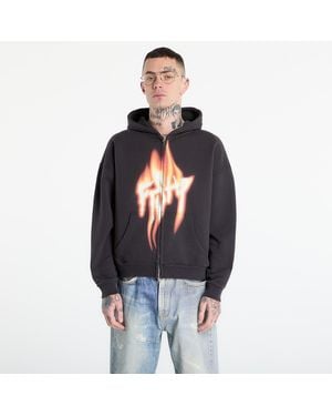 FTSHP Sweatshirt Walking Art Ii. Zip Hoodie - Schwarz