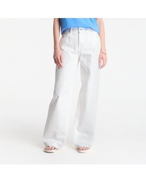 Calvin Klein Jeans Jeans The Wide Leg Raw Hem - Weiß
