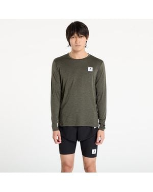 Saysky T-Shirt Statement Pace Long Sleeve - Gray