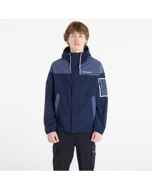 Columbia Jacket Challenger Ii Windbreaker Collegiate/ Dark Mountain - Blue