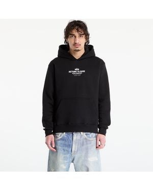 Alpha Industries Sweatshirt Return To Base Hoodie - Black