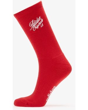 adidas Originals Adidas Santee Alley Slouch Socks - Red