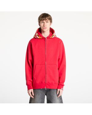 A Bathing Ape Sweatshirt tiger full zip hoodie unisex xxxl - Rouge