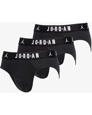 Nike Schlüpfrig Jhm Flight Cotton Brief 3-Pack - Schwarz