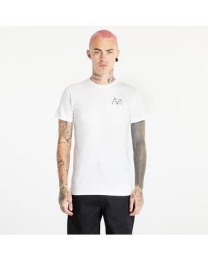 RIPNDIP T-Shirt Lord Nermal Pocket Tee - Weiß