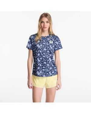 Saysky T-shirt w flower combat t-shirt m - Bleu