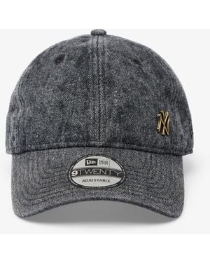 KTZ Cap 9Twenty Mlb Washed Denim Pin New York Yankees - Gray