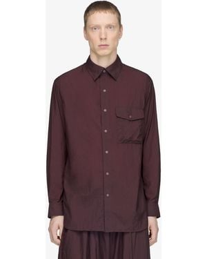 Y-3 Overhemd Gradient 3 Stripes Nylon Overshirt - Paars