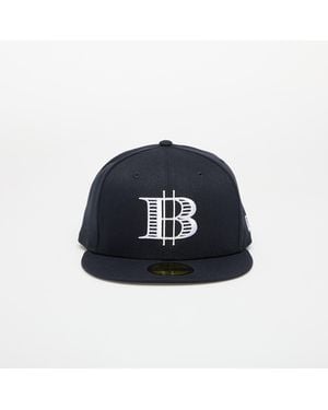 A Bathing Ape Mütze X New Era 59Fifty B Logo Cap - Blau